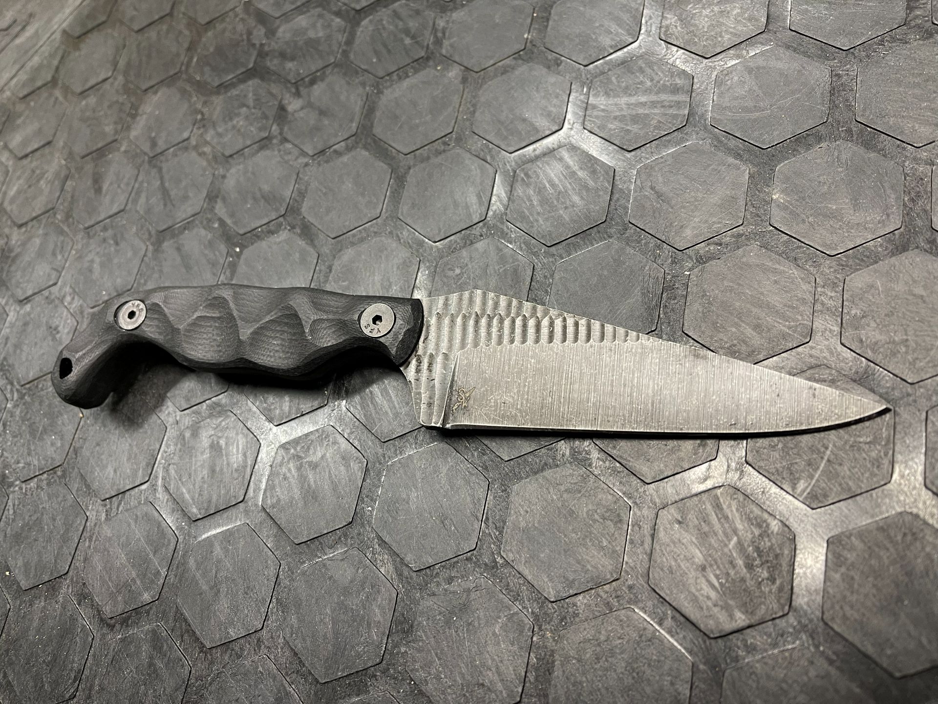 The Stroup Knives Bravo 5 in all its rugged glory.